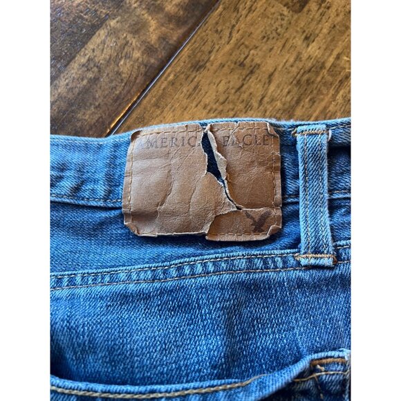 American Eagle Outfitters Original Straight Medium Wash 34 X 34 Men's Jeans - Picture 5 of 10